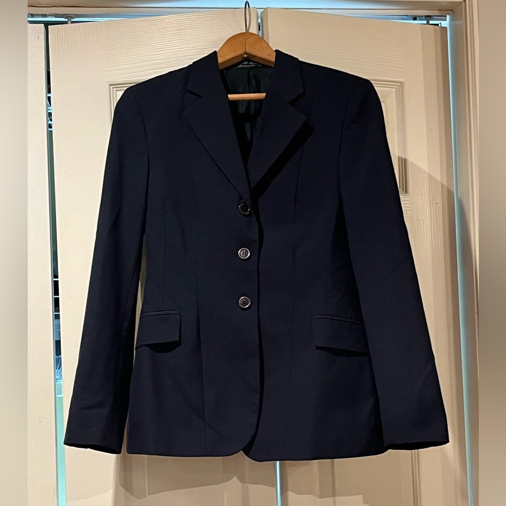 Women's Navy Horseback Riding Show Blazer